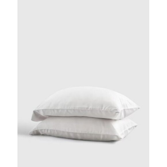 NWOT Quince White Standard Sham Set – Bamboo Pillowcases, 2-Pack - Picture 1 of 4